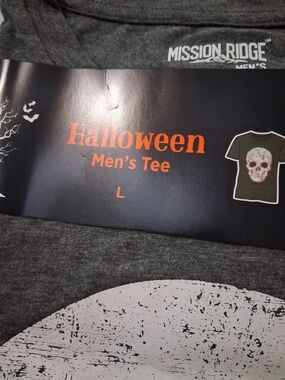 Mission Ridge Men’s Halloween Skull Tee — Gray